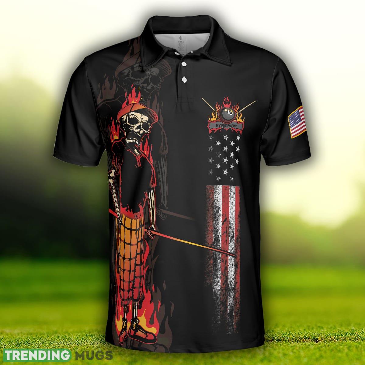 Mr Bones 8 Ball American Flag Billiards Short Sleeve, Cool Skeleton Billiards Shirt Polo Shirt Polo Shirt Mr Bones 8 Ball American Flag Billiards Short Sleeve, Cool Skeleton Billiards Shirt Polo Shirt Polo Shirt