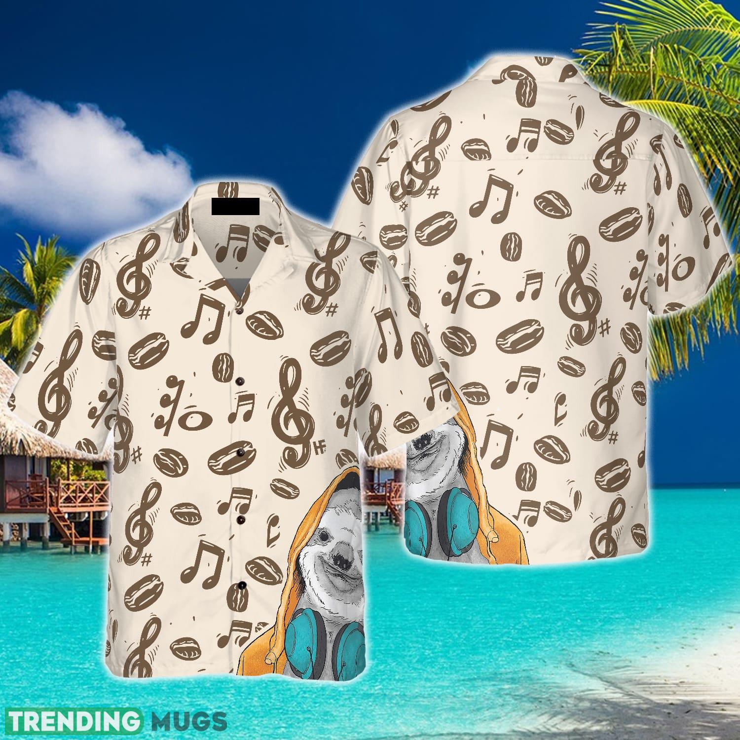 Music Note And Sloth Shirt Summer Beach Gift For Men And Women Hawaiian Shirt Music Note And Sloth Shirt Summer Beach Gift For Men And Women Hawaiian Shirt