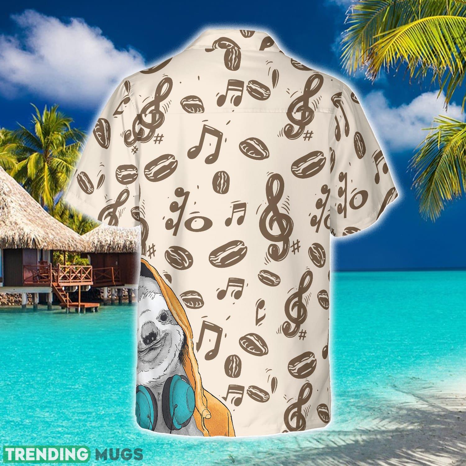 Music Note And Sloth Shirt Summer Beach Gift For Men And Women - Music Note And Sloth Shirt For Men Hawaiian Shirt_2 Music Note And Sloth Shirt Summer Beach Gift For Men And Women - Music Note And Sloth Shirt For Men Hawaiian Shirt_2