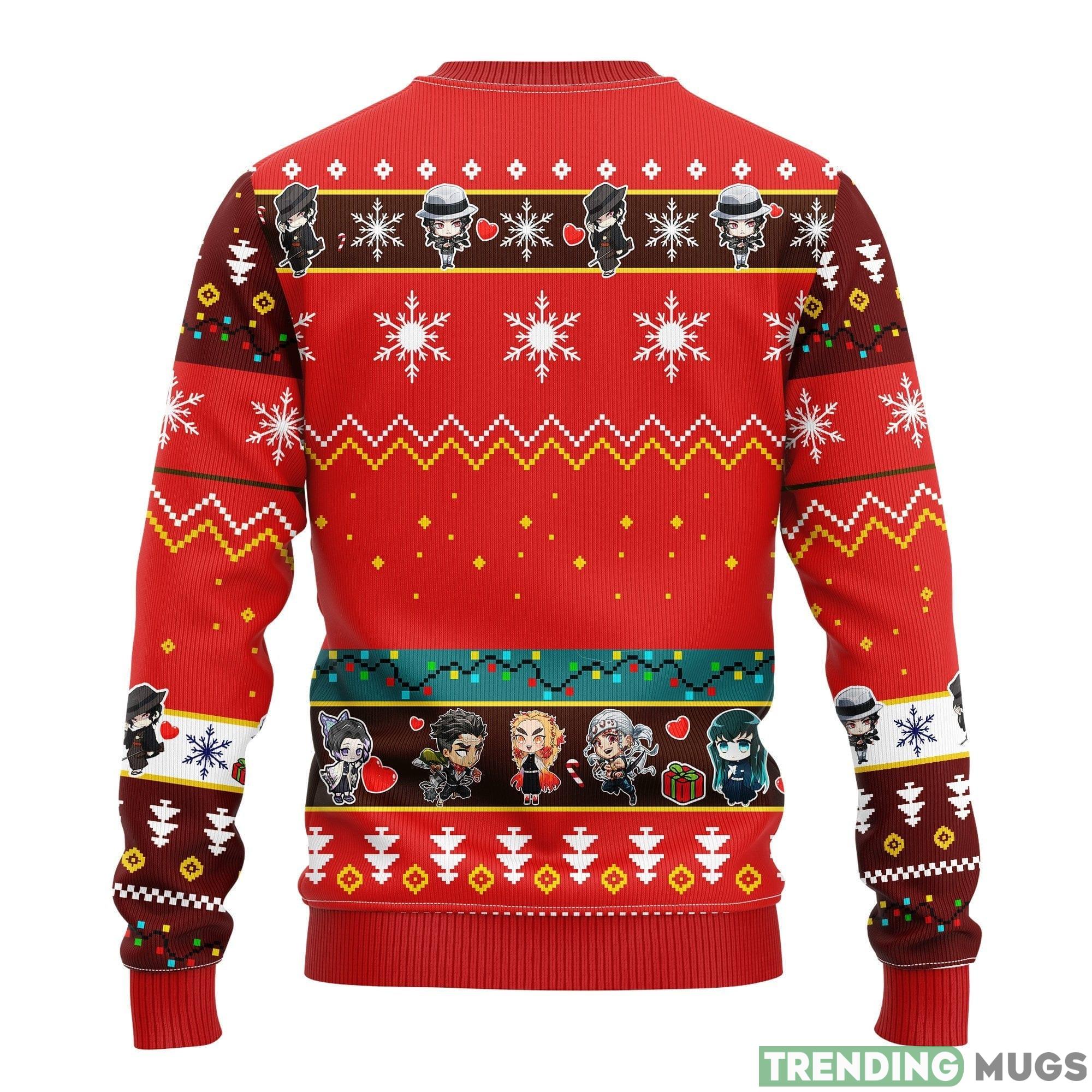Muzan Kibutsuji Demon Slayer Anime Red 1 Thanksgiving Women Mens Ugly Christmas Sweater 3D Sweater Muzan Kibutsuji Demon Slayer Anime Red 1 Thanksgiving Women Mens Ugly Christmas Sweater 3D Sweater