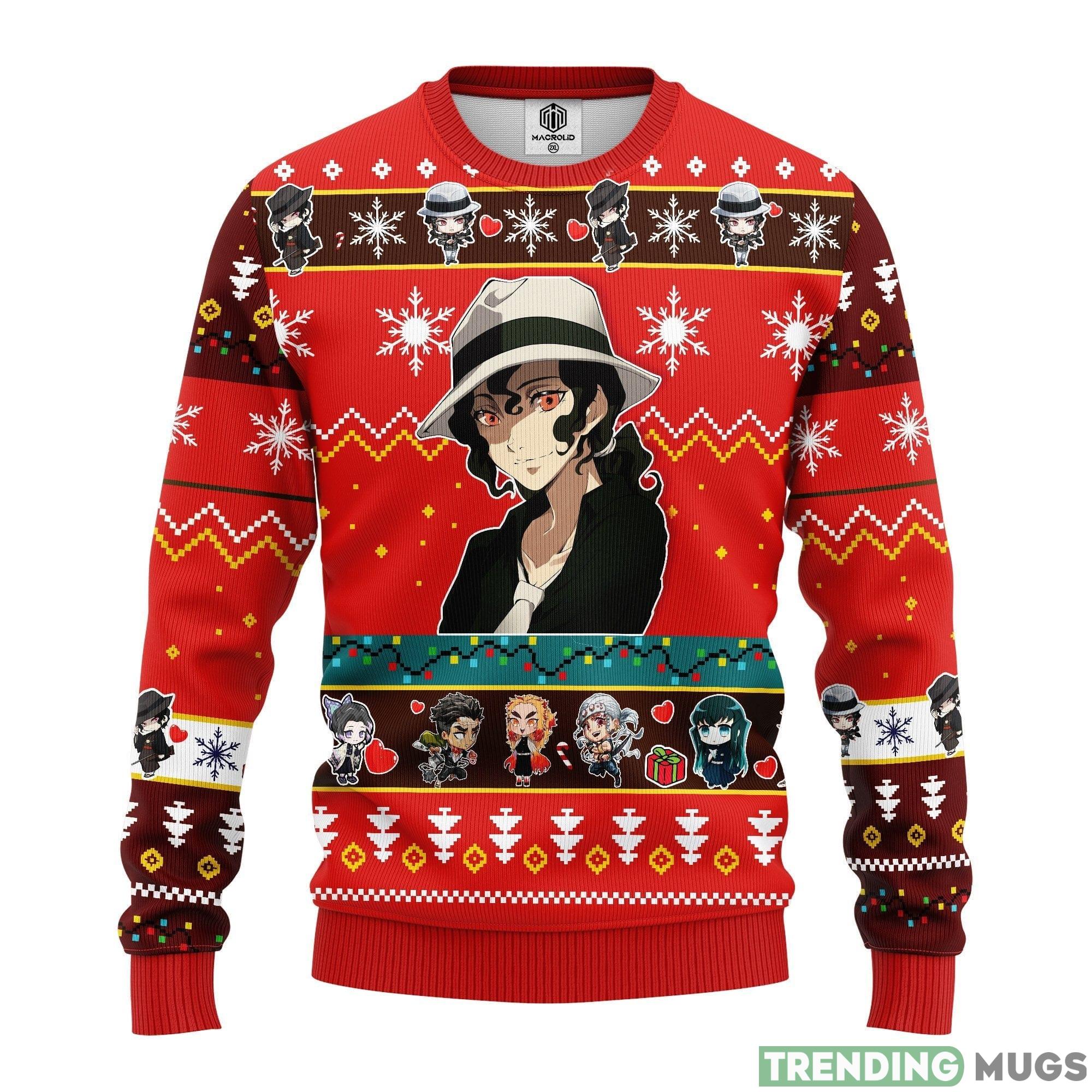 Muzan Kibutsuji Demon Slayer Anime Red 1 Thanksgiving Women Mens Ugly Christmas Sweater - Muzan Kibutsuji Christmas Demon Slayer Anime Ugly Christmas Sweater Red 1 Amazing Gift Idea Thanksgiving Gift_1 Muzan Kibutsuji Demon Slayer Anime Red 1 Thanksgiving Women Mens Ugly Christmas Sweater - Muzan Kibutsuji Christmas Demon Slayer Anime Ugly Christmas Sweater Red 1 Amazing Gift Idea Thanksgiving Gift_1