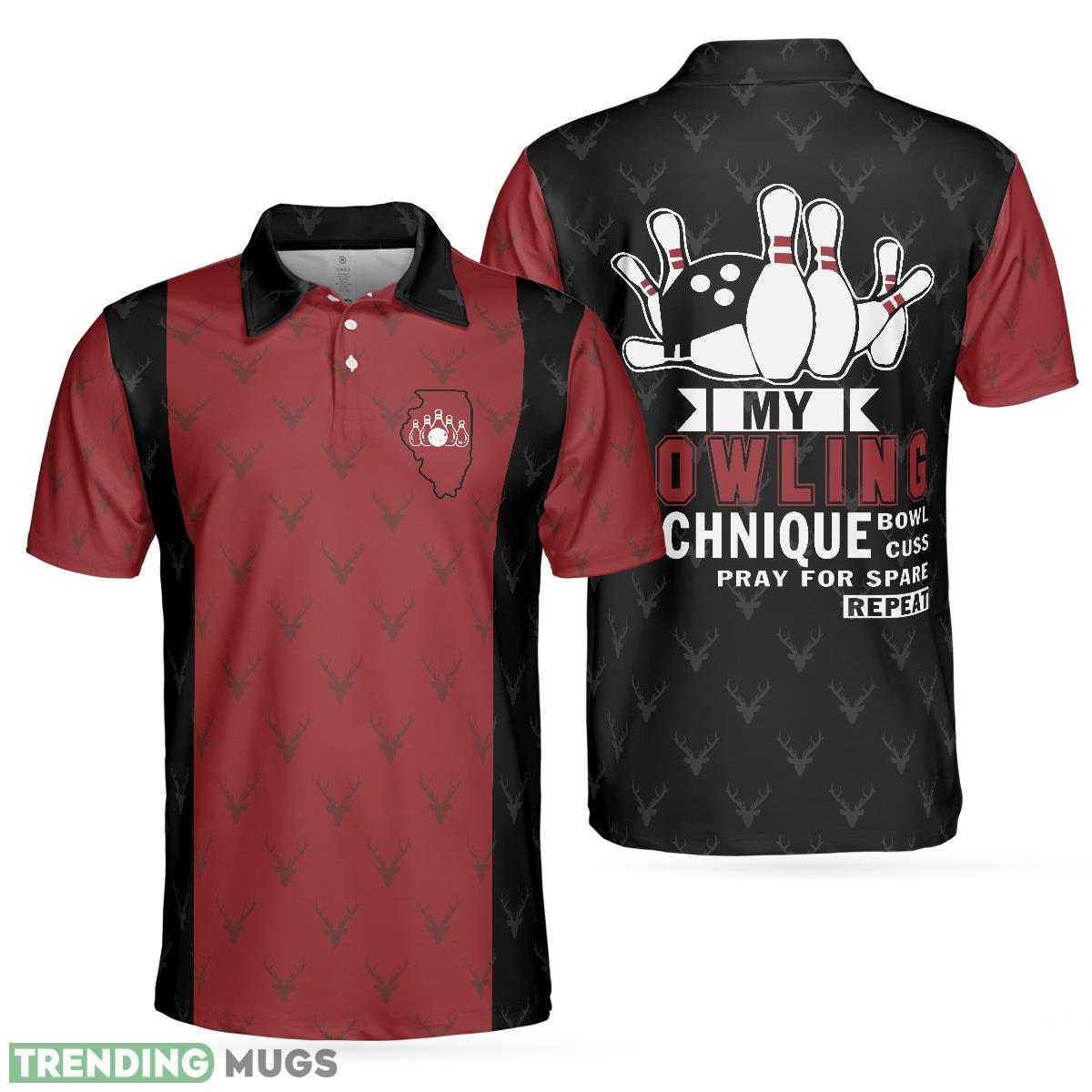 My Bowling Technique Illinois Bowling, Red And Black Bowling Shirt Polo Shirt For Men And Women - My Bowling Technique Illinois Bowling Polo Shirt, Red And Black Bowling Shirt For Men_1 My Bowling Technique Illinois Bowling, Red And Black Bowling Shirt Polo Shirt For Men And Women - My Bowling Technique Illinois Bowling Polo Shirt, Red And Black Bowling Shirt For Men_1
