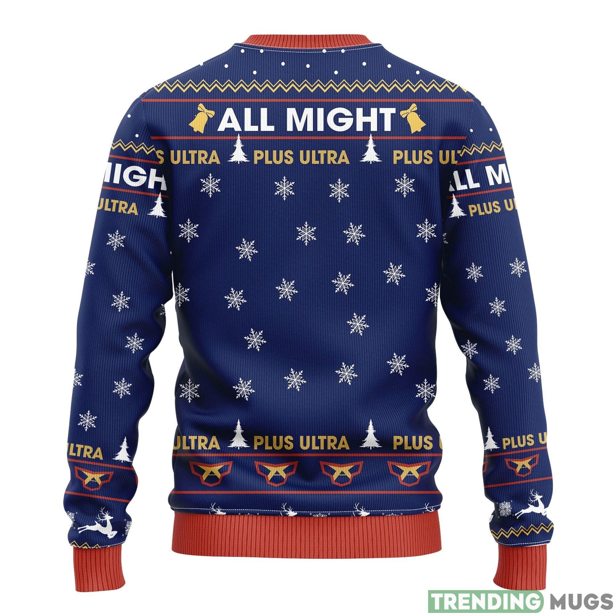 My Hero Academia Thanksgiving Women Mens Ugly Christmas Sweater 3D Sweater My Hero Academia Thanksgiving Women Mens Ugly Christmas Sweater 3D Sweater