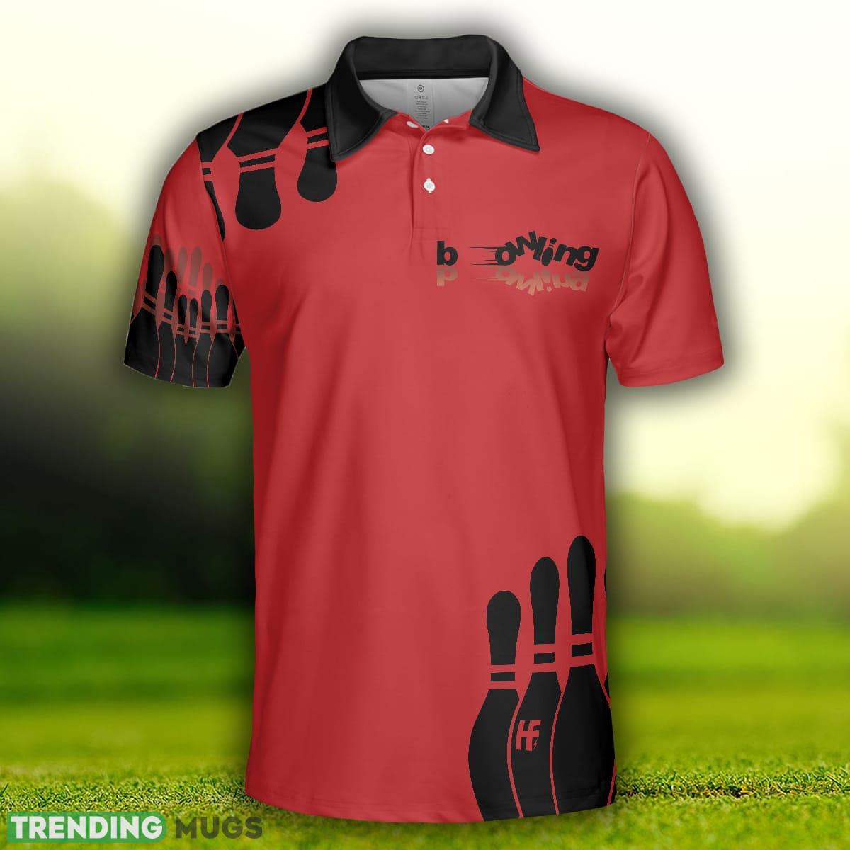 My Mind Is In The Gutter But My Balls Aren't Bowling, Funny Red And Black Bowling Polo Shirt Polo Shirt My Mind Is In The Gutter But My Balls Aren't Bowling, Funny Red And Black Bowling Polo Shirt Polo Shirt