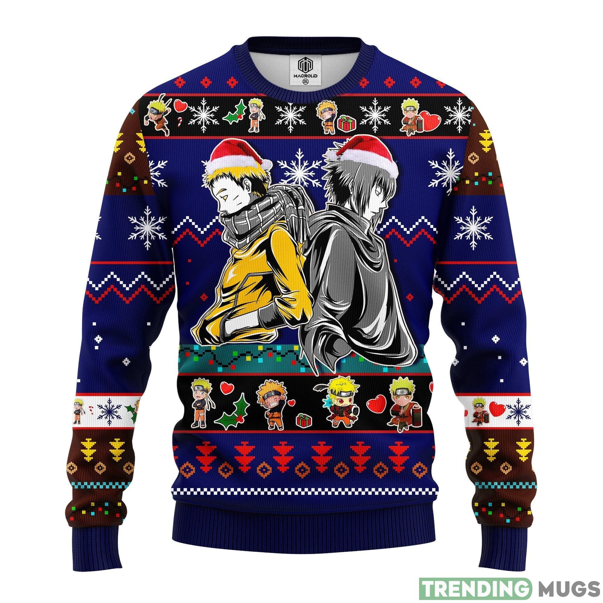 Naruto Sasuke Blue 1 Thanksgiving Women Mens Ugly Christmas Sweater - Naruto Sasuke Ugly Christmas Sweater Blue 1 Amazing Gift Idea Thanksgiving Gift Naruto Sasuke Blue 1 Thanksgiving Women Mens Ugly Christmas Sweater - Naruto Sasuke Ugly Christmas Sweater Blue 1 Amazing Gift Idea Thanksgiving Gift