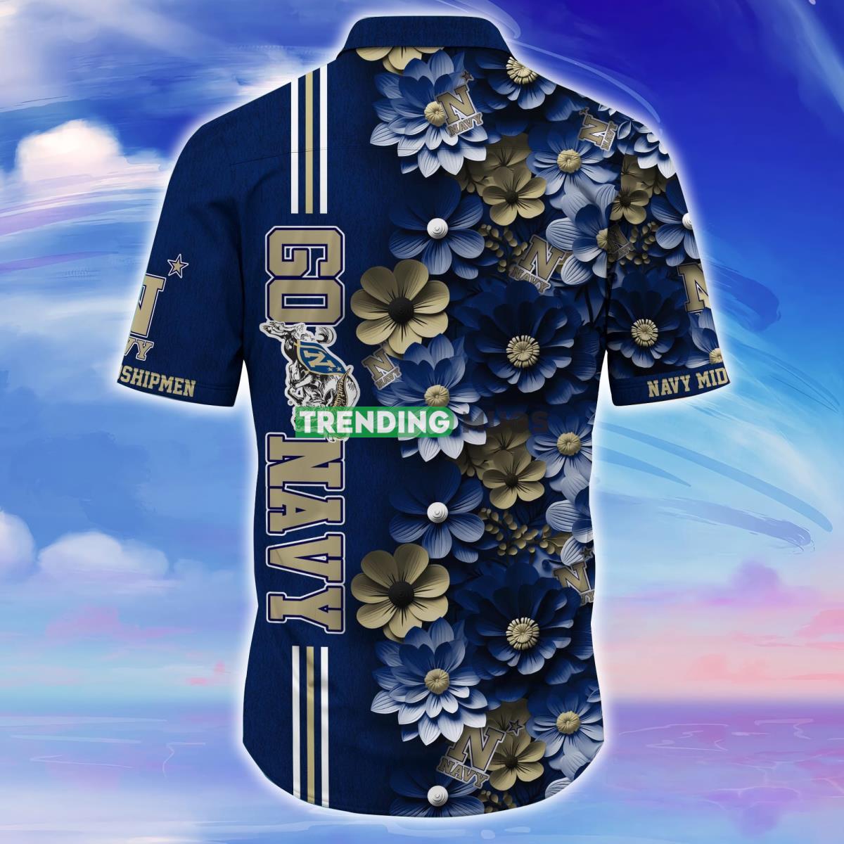 Navy Midshipmen Trending Hawaiian Shirt Best Gift For Fans Hawaiian Shirt Navy Midshipmen Trending Hawaiian Shirt Best Gift For Fans Hawaiian Shirt