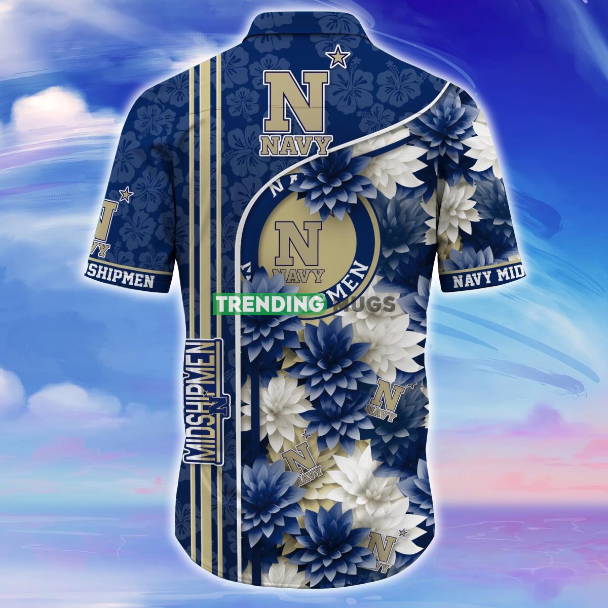 Navy Midshipmen Trending Hawaiian Shirt For Fans Hawaiian Shirt Navy Midshipmen Trending Hawaiian Shirt For Fans Hawaiian Shirt