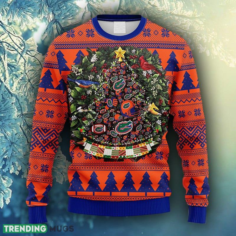 NCAA Christmas Florida Gators Tree Ball Christmas Ugly Sweater For Men Women - NCAA Florida Gators Tree Ball Christmas Ugly Sweater_1 NCAA Christmas Florida Gators Tree Ball Christmas Ugly Sweater For Men Women - NCAA Florida Gators Tree Ball Christmas Ugly Sweater_1