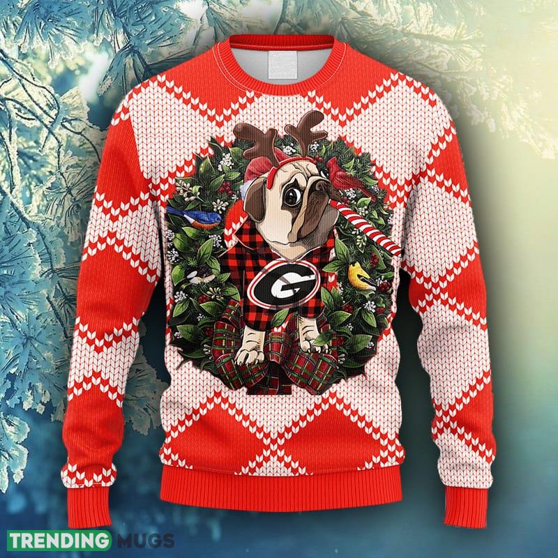 NCAA Christmas Georgia Bulldogs Pub Dog Christmas Ugly Sweater For Men Women - NCAA Georgia Bulldogs Pub Dog Christmas Ugly Sweater_1 NCAA Christmas Georgia Bulldogs Pub Dog Christmas Ugly Sweater For Men Women - NCAA Georgia Bulldogs Pub Dog Christmas Ugly Sweater_1