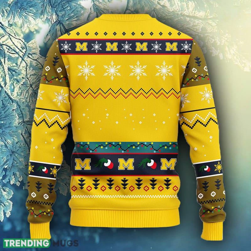 NCAA Christmas Michigan Wolverines 12 Grinch Xmas Day Christmas Ugly Sweater For Men Women 3D Sweater NCAA Christmas Michigan Wolverines 12 Grinch Xmas Day Christmas Ugly Sweater For Men Women 3D Sweater