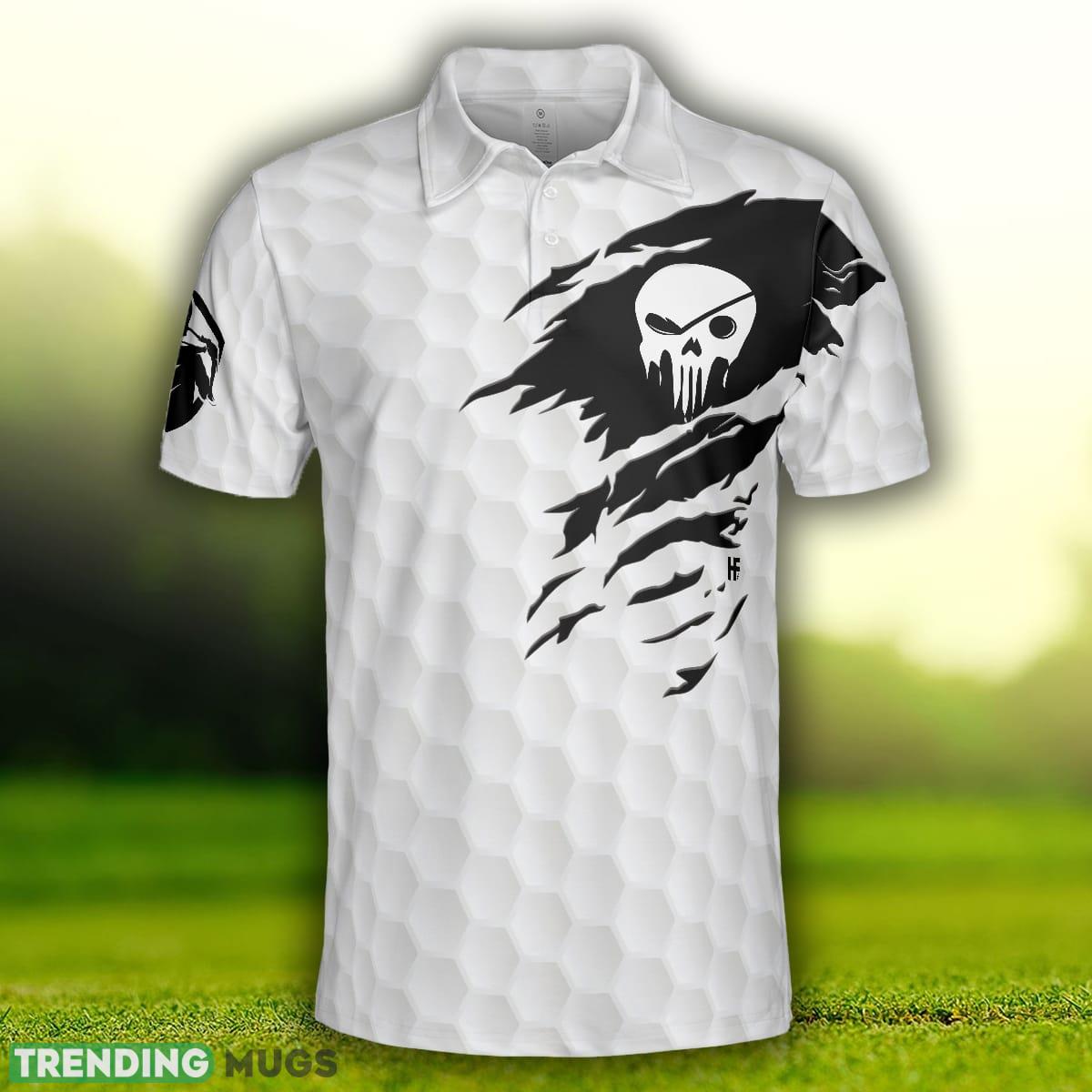 Never Underestimate An Old Man With A Golf Club, White Skull, Best Golf Shirt Polo Shirt Polo Shirt Never Underestimate An Old Man With A Golf Club, White Skull, Best Golf Shirt Polo Shirt Polo Shirt