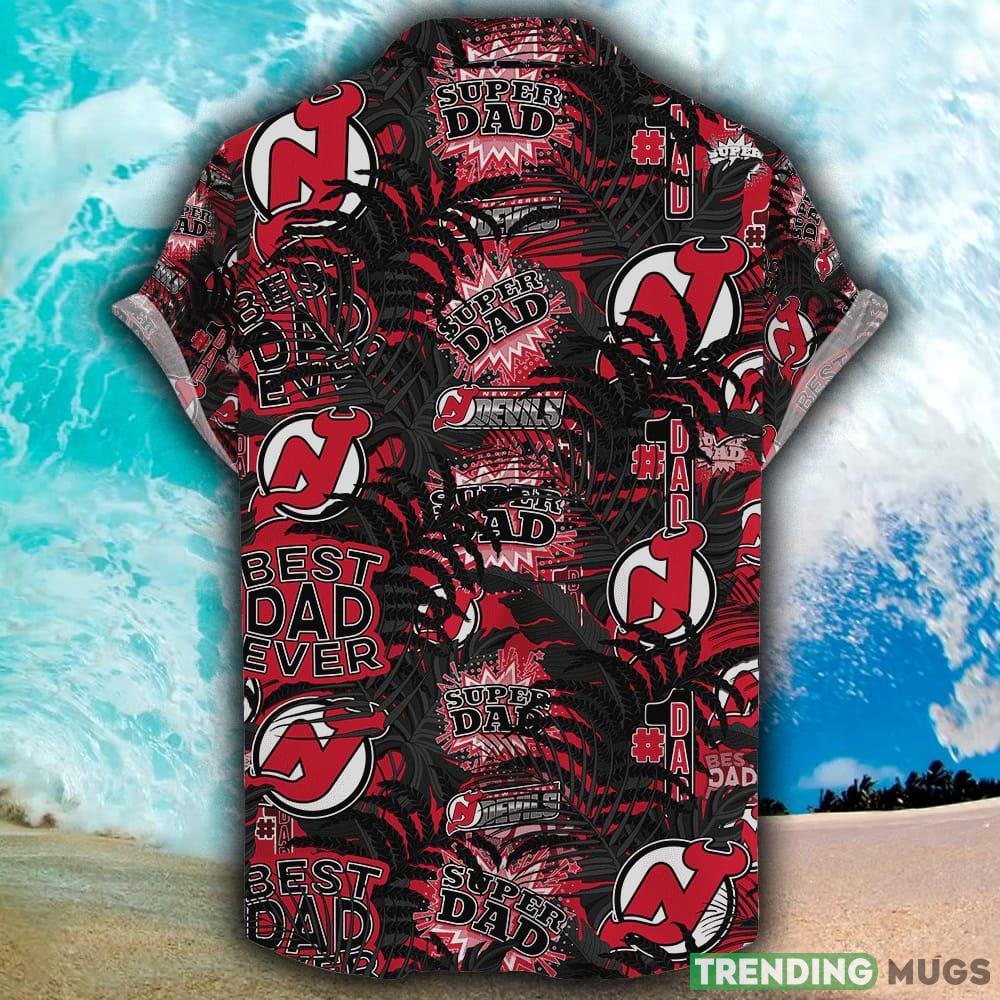 New Jersey Devils Hawaiian Father’s Day NHL Summer Beach Gift Mens For Fans Hawaiian Shirt New Jersey Devils Hawaiian Father’s Day NHL Summer Beach Gift Mens For Fans Hawaiian Shirt