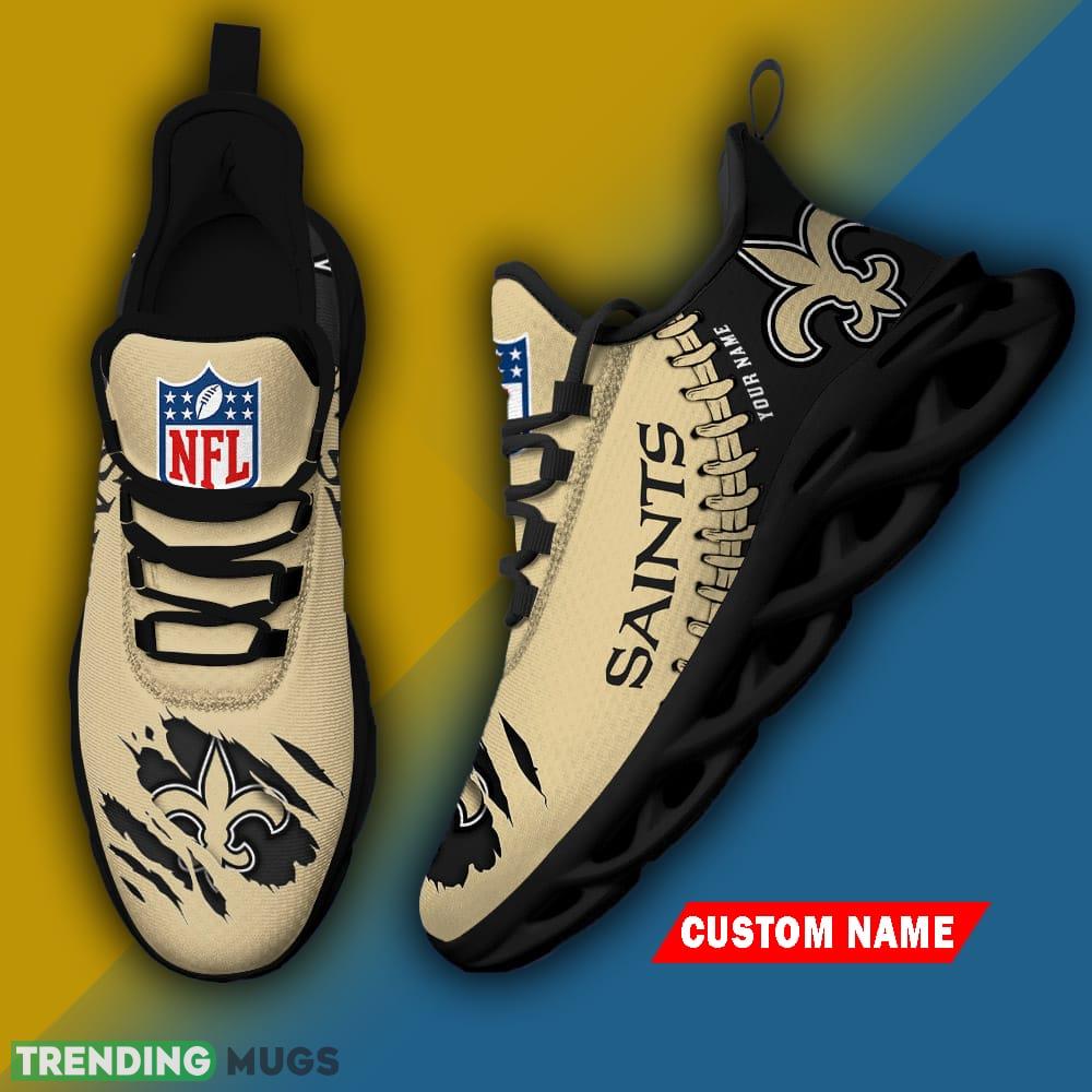 New Orleans Saints Chunky Sneakers Custom Name NFL Max Soul Shoes Gift For Fans Max Soul New Orleans Saints Chunky Sneakers Custom Name NFL Max Soul Shoes Gift For Fans Max Soul