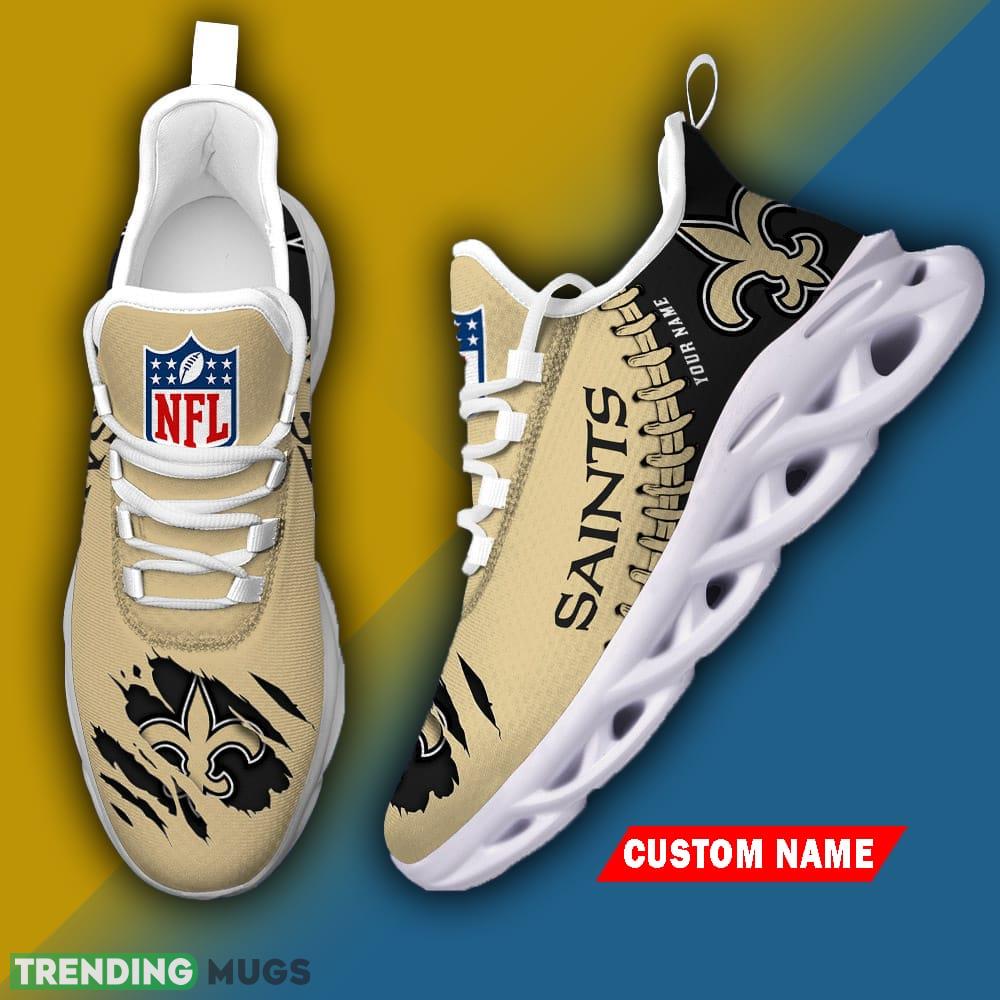 New Orleans Saints Chunky Sneakers Custom Name NFL Max Soul Shoes Gift For Fans - New Orleans Saints Custom Name NFL Max Soul Shoes_2 New Orleans Saints Chunky Sneakers Custom Name NFL Max Soul Shoes Gift For Fans - New Orleans Saints Custom Name NFL Max Soul Shoes_2