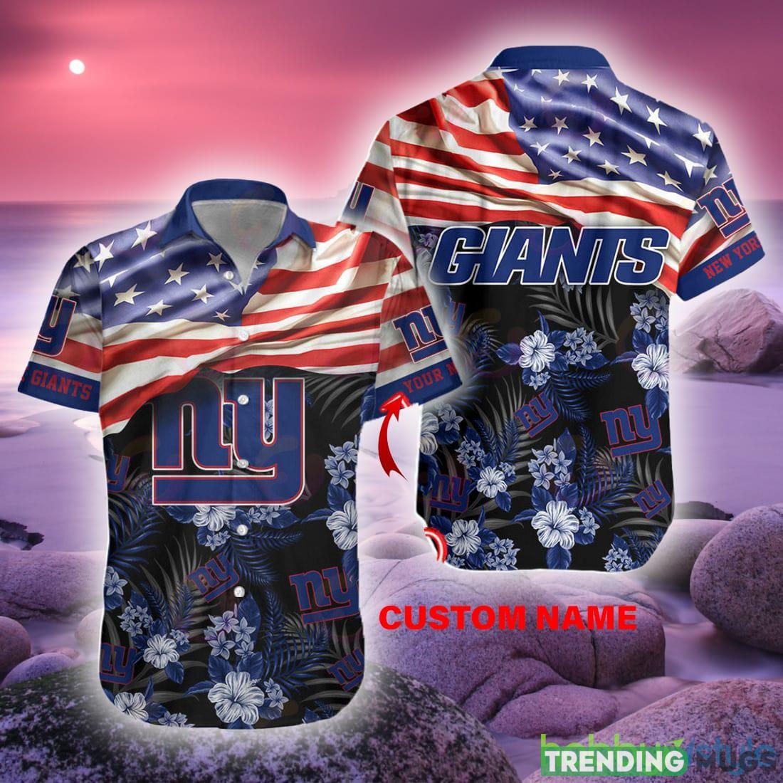New York Giants Custom Name NFL Hawaiian Shirt And Shorts Gift For Men And Women Fans Hawaiian & Short New York Giants Custom Name NFL Hawaiian Shirt And Shorts Gift For Men And Women Fans Hawaiian & Short