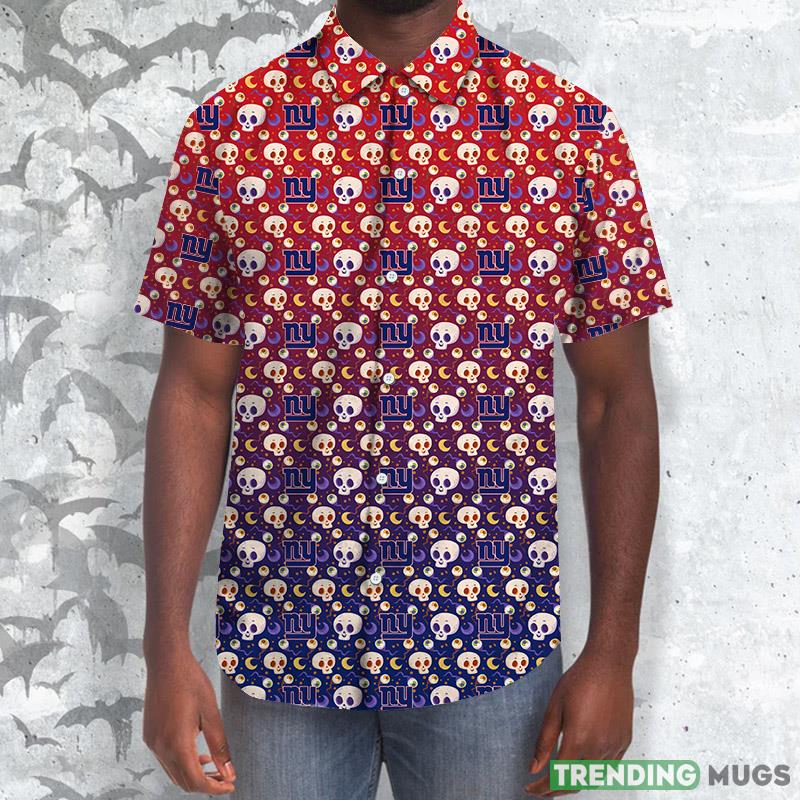 New York Giants Skull NFL Hawaii Shirt For Men And Women Gift Hawaiian Shirt Fans - New York Giants Skull NFL Hawaiian Shirt_1 New York Giants Skull NFL Hawaii Shirt For Men And Women Gift Hawaiian Shirt Fans - New York Giants Skull NFL Hawaiian Shirt_1