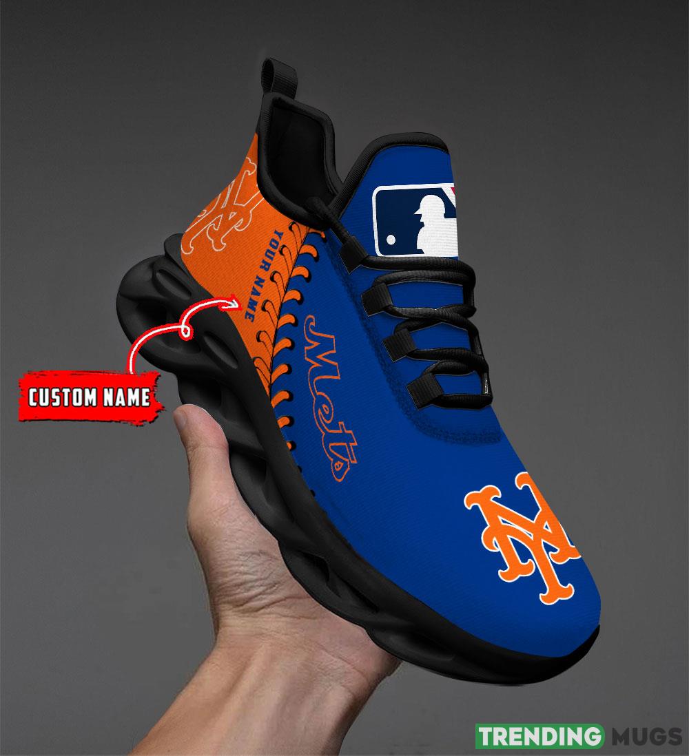 New York Mets MLB MAX SOUL SHOES Custom Name For Men And Women Running Sneakers Max Soul New York Mets MLB MAX SOUL SHOES Custom Name For Men And Women Running Sneakers Max Soul