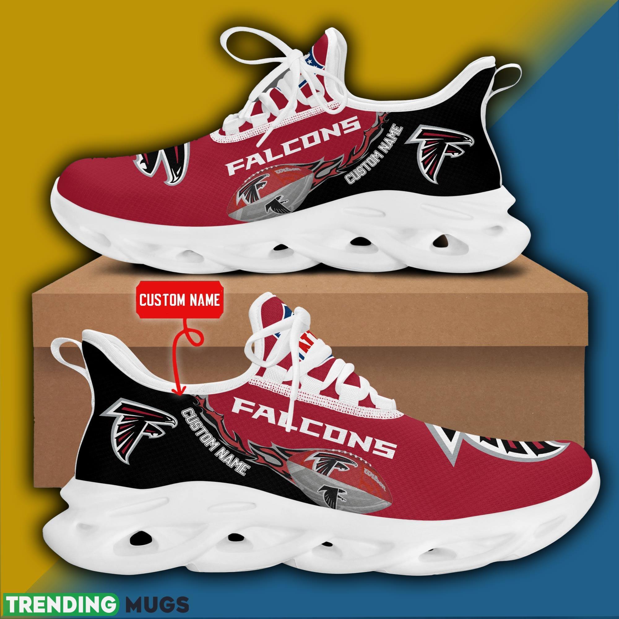 NFL Atlanta Falcons Logo Max Soul Shoes Custom Name For Men Women Max Soul NFL Atlanta Falcons Logo Max Soul Shoes Custom Name For Men Women Max Soul