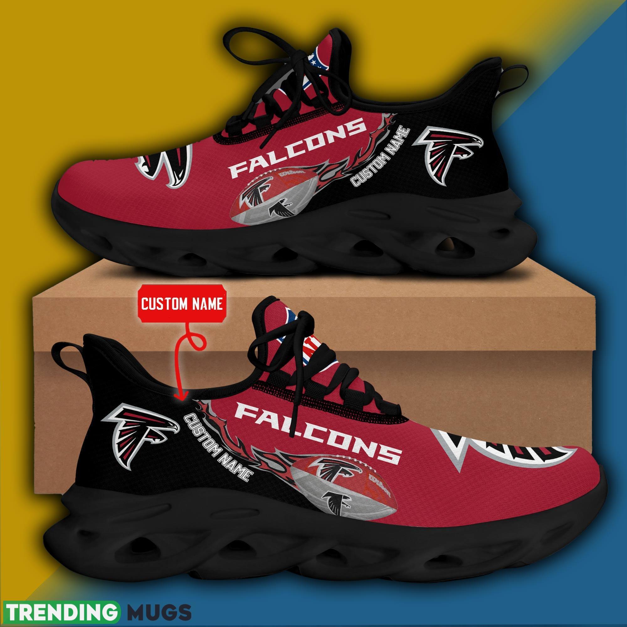 NFL Atlanta Falcons Logo Max Soul Shoes Custom Name For Men Women - NFL Atlanta Falcons Logo Max Soul Shoes Custom Name For Men Women_1 NFL Atlanta Falcons Logo Max Soul Shoes Custom Name For Men Women - NFL Atlanta Falcons Logo Max Soul Shoes Custom Name For Men Women_1