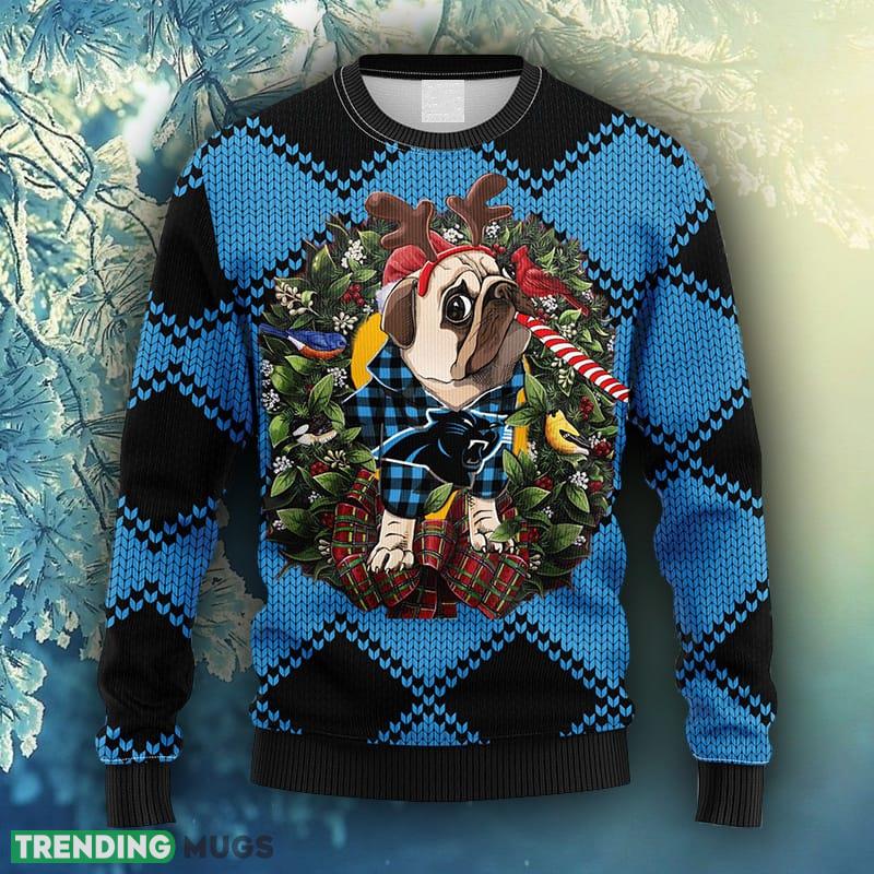 NFL Fans Carolina Panthers Pub Dog Christmas Ugly Sweater For Men Women - NFL Carolina Panthers Pub Dog Christmas Ugly Sweater_1 NFL Fans Carolina Panthers Pub Dog Christmas Ugly Sweater For Men Women - NFL Carolina Panthers Pub Dog Christmas Ugly Sweater_1