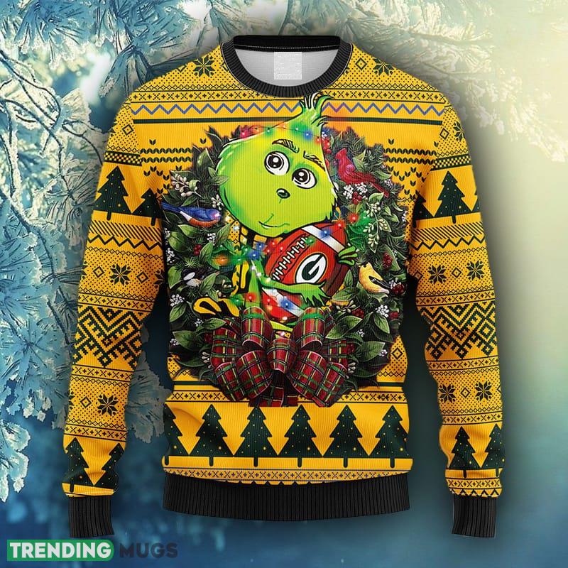 NFL Fans Green Bay Packers Grinch Hug Christmas Ugly Sweater For Men Women - NFL Green Bay Packers Grinch Hug Christmas Ugly Sweater_1 NFL Fans Green Bay Packers Grinch Hug Christmas Ugly Sweater For Men Women - NFL Green Bay Packers Grinch Hug Christmas Ugly Sweater_1