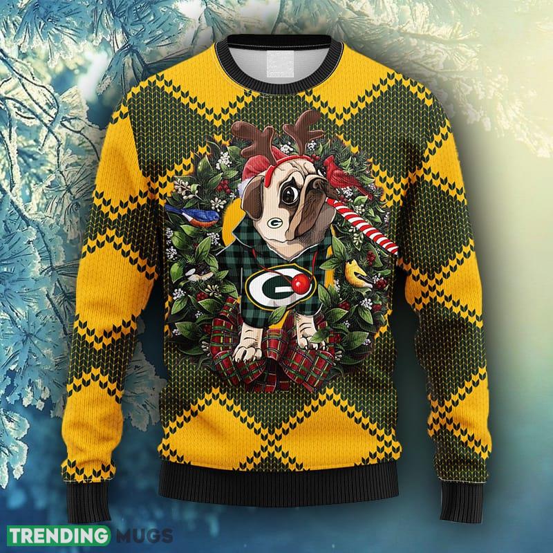 NFL Fans Green Bay Packers Pub Dog Christmas Ugly Sweater For Men Women - NFL Green Bay Packers Pub Dog Christmas Ugly Sweater_1 NFL Fans Green Bay Packers Pub Dog Christmas Ugly Sweater For Men Women - NFL Green Bay Packers Pub Dog Christmas Ugly Sweater_1