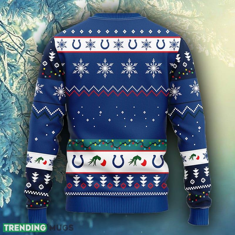 NFL Fans Indianapolis Colts Grinch Christmas Ugly Sweater For Men Women 3D Sweater NFL Fans Indianapolis Colts Grinch Christmas Ugly Sweater For Men Women 3D Sweater