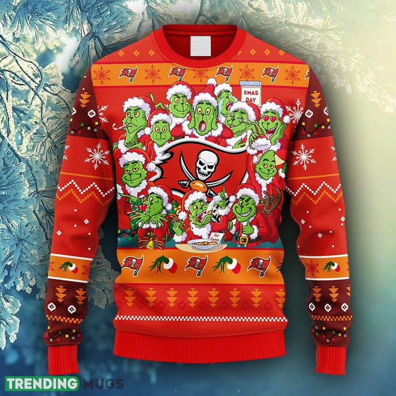 NFL Fans Tampa Bay Buccaneers 12 Grinch Xmas Day Christmas Ugly Sweater For Men Women 3D Sweater NFL Fans Tampa Bay Buccaneers 12 Grinch Xmas Day Christmas Ugly Sweater For Men Women 3D Sweater