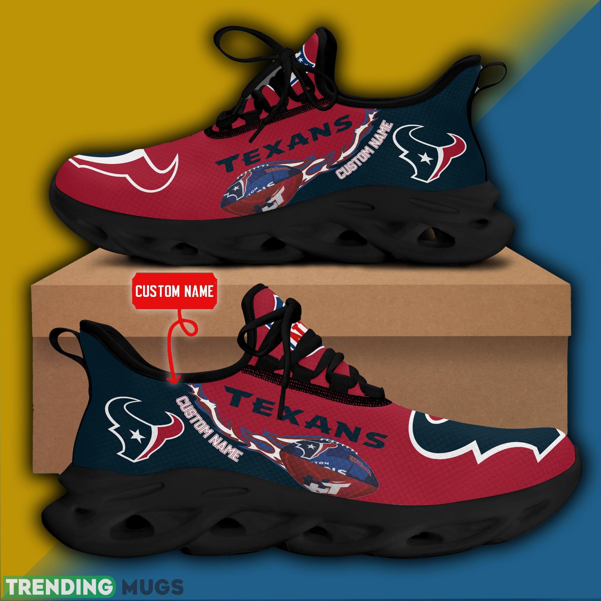 NFL Houston Texans Logo Max Soul Shoes Custom Name For Men Women - NFL Houston Texans Logo Max Soul Shoes Custom Name For Men Women_1 NFL Houston Texans Logo Max Soul Shoes Custom Name For Men Women - NFL Houston Texans Logo Max Soul Shoes Custom Name For Men Women_1