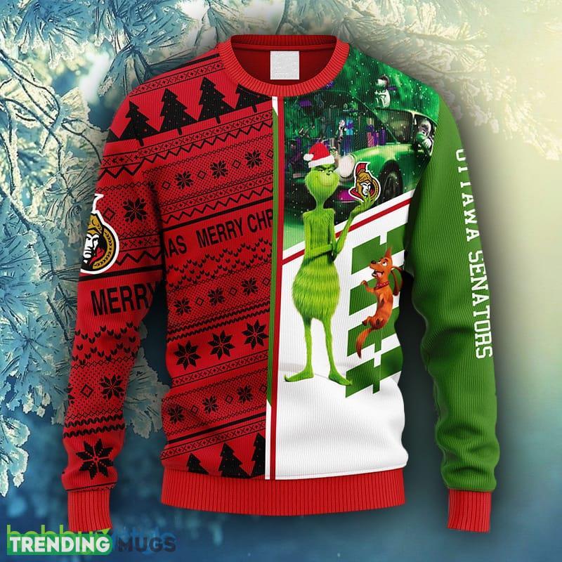 NHL Logo Ottawa Senators Grinch & Scooby-Doo Christmas Ugly Sweater For Men Women - NHL Ottawa Senators Grinch & Scooby-Doo Christmas Ugly Sweater_1 NHL Logo Ottawa Senators Grinch & Scooby-Doo Christmas Ugly Sweater For Men Women - NHL Ottawa Senators Grinch & Scooby-Doo Christmas Ugly Sweater_1