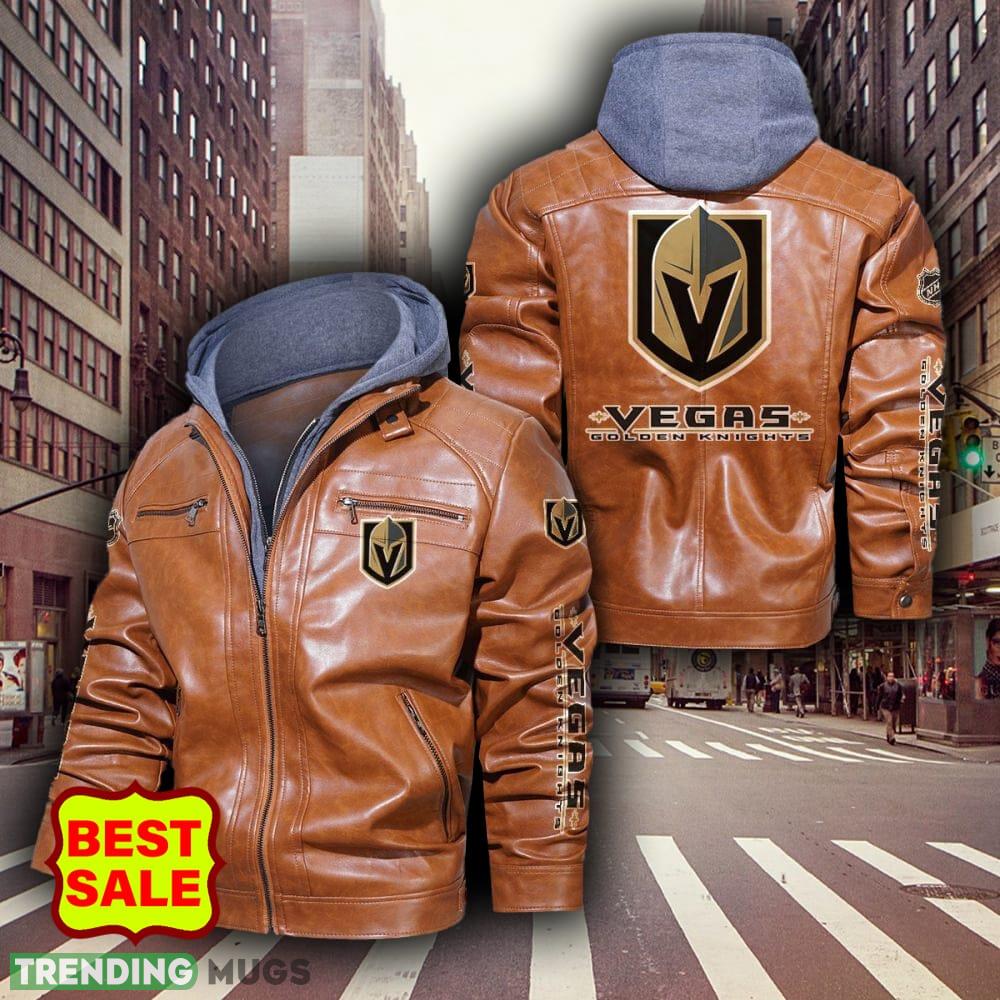NHL Vegas Golden Knights Black Brown Leather Jacket For Fans - NHL Vegas Golden Knights Leather Jacket_1 NHL Vegas Golden Knights Black Brown Leather Jacket For Fans - NHL Vegas Golden Knights Leather Jacket_1