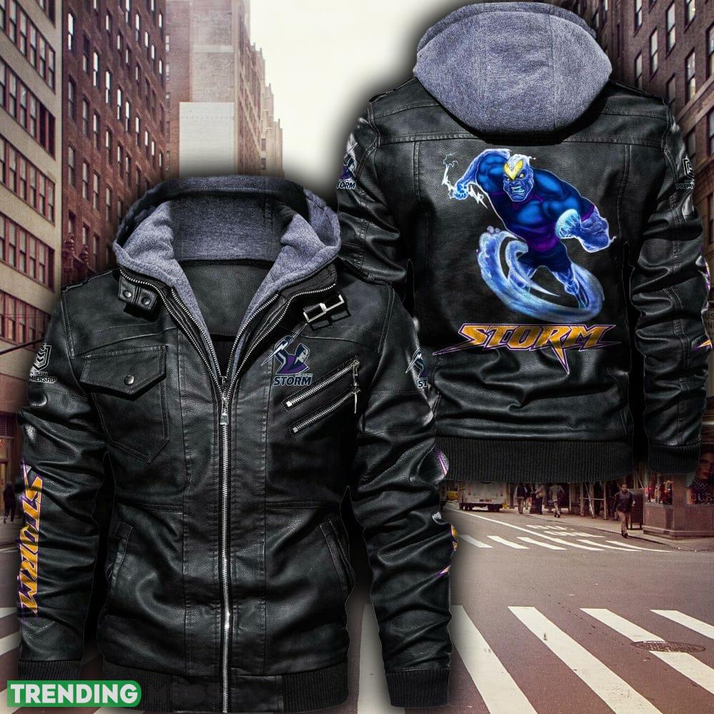 NRL Melbourne Storm Logo 8 Black Brown Leather Jacket For Fans - NRL Melbourne Storm Leather Jacket_1 NRL Melbourne Storm Logo 8 Black Brown Leather Jacket For Fans - NRL Melbourne Storm Leather Jacket_1