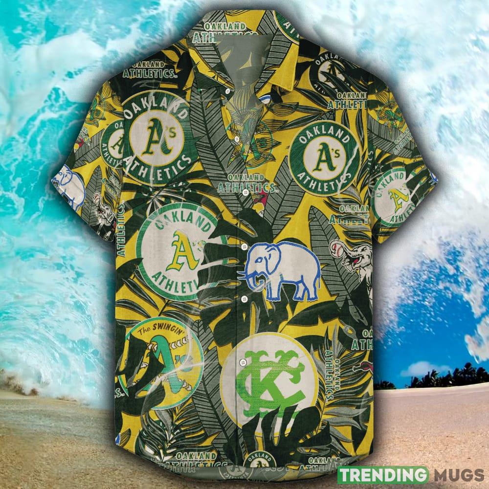 Oakland Athletics Hawaiian Retro Logo MLB Summer Beach Men And Women Gift For Fans - Oakland Athletics Hawaiian Retro “Logo Revolution” MLB_1 Oakland Athletics Hawaiian Retro Logo MLB Summer Beach Men And Women Gift For Fans - Oakland Athletics Hawaiian Retro “Logo Revolution” MLB_1