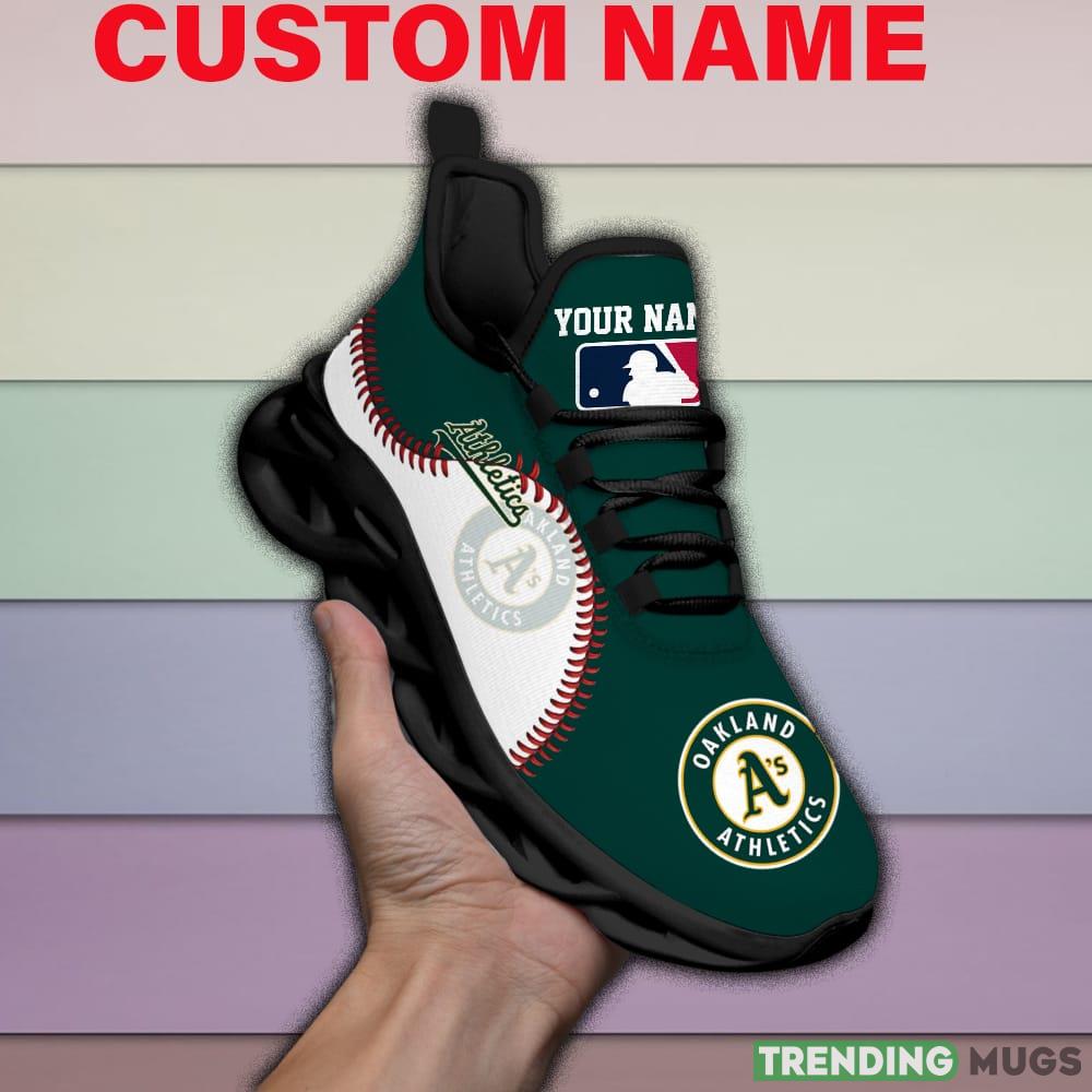 Oakland Athletics Mix Jerseys MLB Max Soul Shoes Custom Name For Men And Women Running Sneakers Max Soul Oakland Athletics Mix Jerseys MLB Max Soul Shoes Custom Name For Men And Women Running Sneakers Max Soul