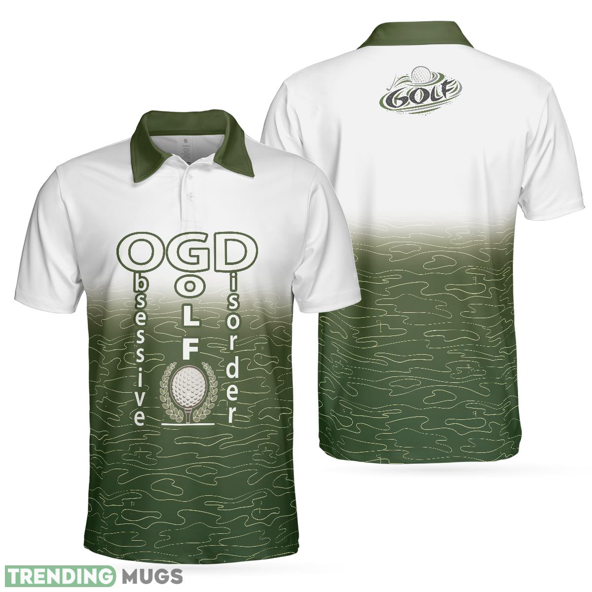 Obsessed With Golf, White And Green Golf Shirt , Cool Gift For Golfers Polo Shirt - Obsessed With Golf Polo Shirt, White And Green Golf Shirt For Men, Cool Gift For Golfers_1 Obsessed With Golf, White And Green Golf Shirt , Cool Gift For Golfers Polo Shirt - Obsessed With Golf Polo Shirt, White And Green Golf Shirt For Men, Cool Gift For Golfers_1