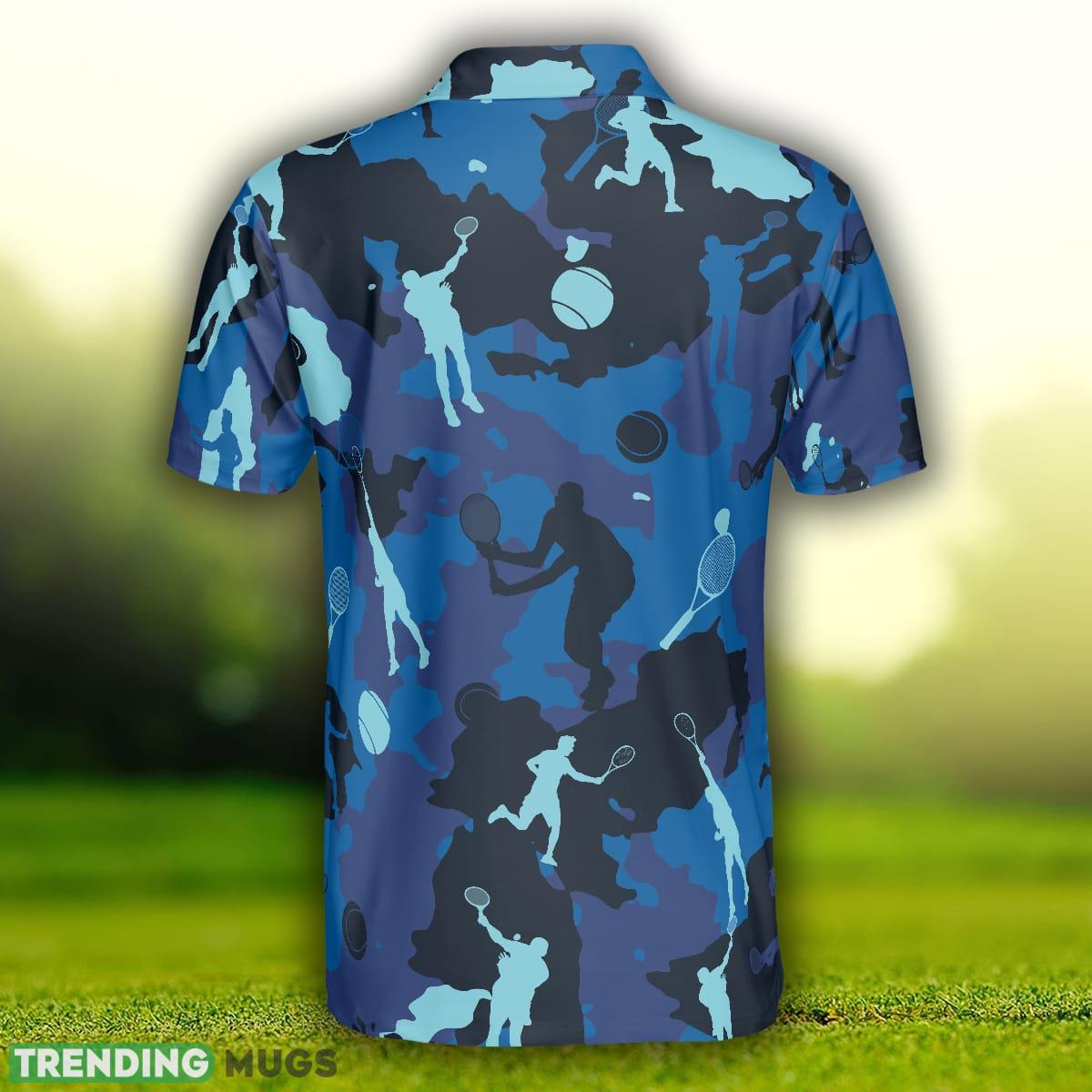 Ocean Camouflage Tennis Short Sleeve, Tennis Player, Camo Tennis Shirt Polo Shirt Polo Shirt Ocean Camouflage Tennis Short Sleeve, Tennis Player, Camo Tennis Shirt Polo Shirt Polo Shirt