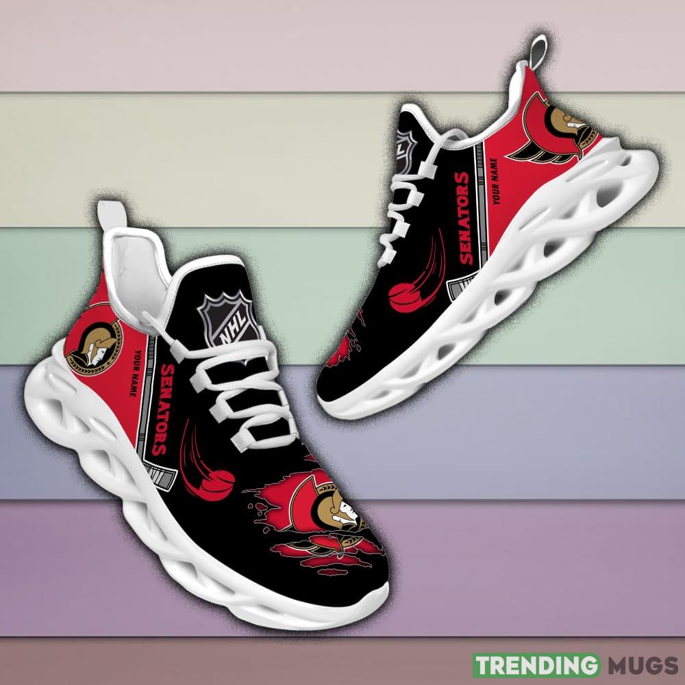 Ottawa Senators NHL Max Soul Shoes Custom Name For Men And Women Running Sneakers Max Soul Ottawa Senators NHL Max Soul Shoes Custom Name For Men And Women Running Sneakers Max Soul