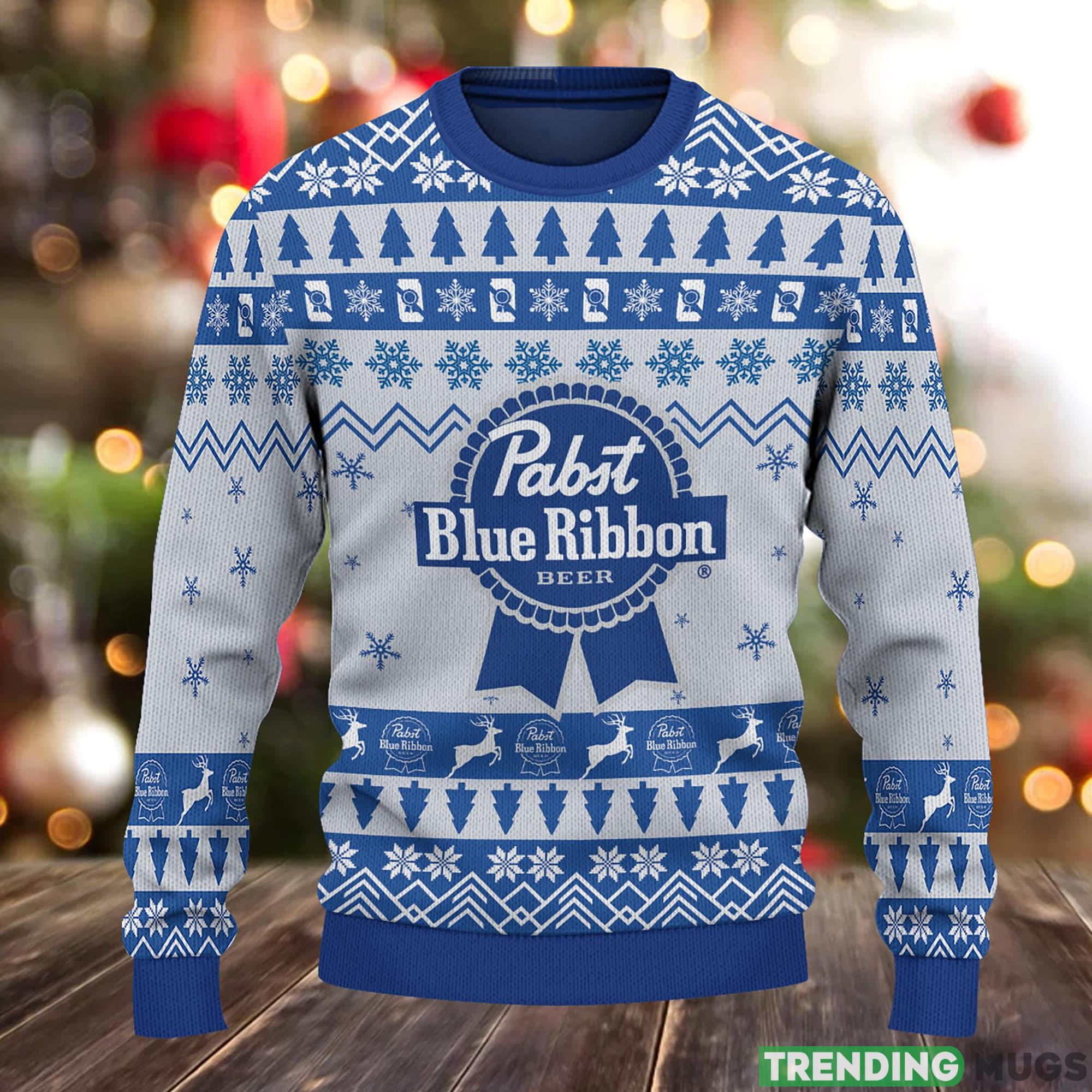 Pabst Blue Ribbon Beer Ugly Pabst Blue Ribbon Ugly Gift Christmas 3D Sweater For Men And Women 3D Sweater Pabst Blue Ribbon Beer Ugly Pabst Blue Ribbon Ugly Gift Christmas 3D Sweater For Men And Women 3D Sweater