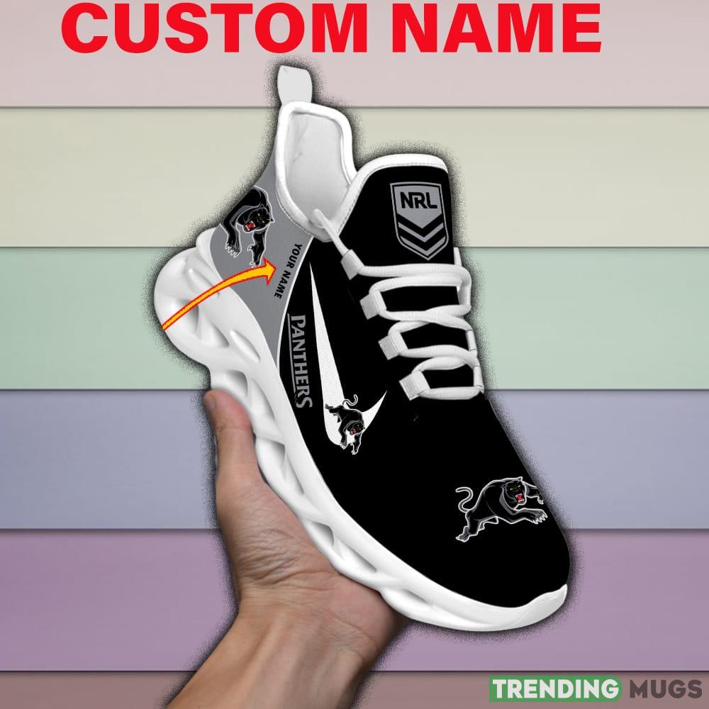 Penrith Panthers NRL MAX SOUL SHOES Custom Name For Men And Women Running Sneakers Max Soul Penrith Panthers NRL MAX SOUL SHOES Custom Name For Men And Women Running Sneakers Max Soul