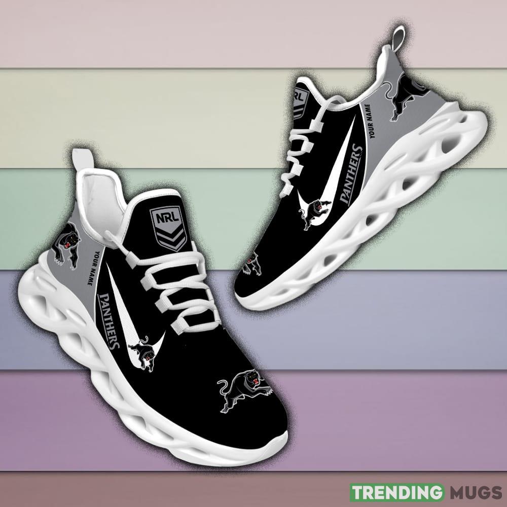 Penrith Panthers NRL MAX SOUL SHOES Custom Name For Men And Women Running Sneakers Max Soul Penrith Panthers NRL MAX SOUL SHOES Custom Name For Men And Women Running Sneakers Max Soul