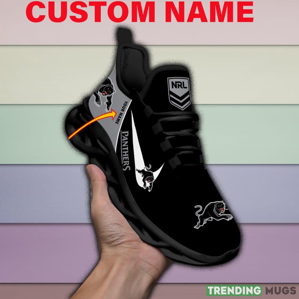 Penrith Panthers NRL MAX SOUL SHOES Custom Name For Men And Women Running Sneakers - Penrith Panthers-Personalized NRL MAX SOUL SHOES_1 Penrith Panthers NRL MAX SOUL SHOES Custom Name For Men And Women Running Sneakers - Penrith Panthers-Personalized NRL MAX SOUL SHOES_1