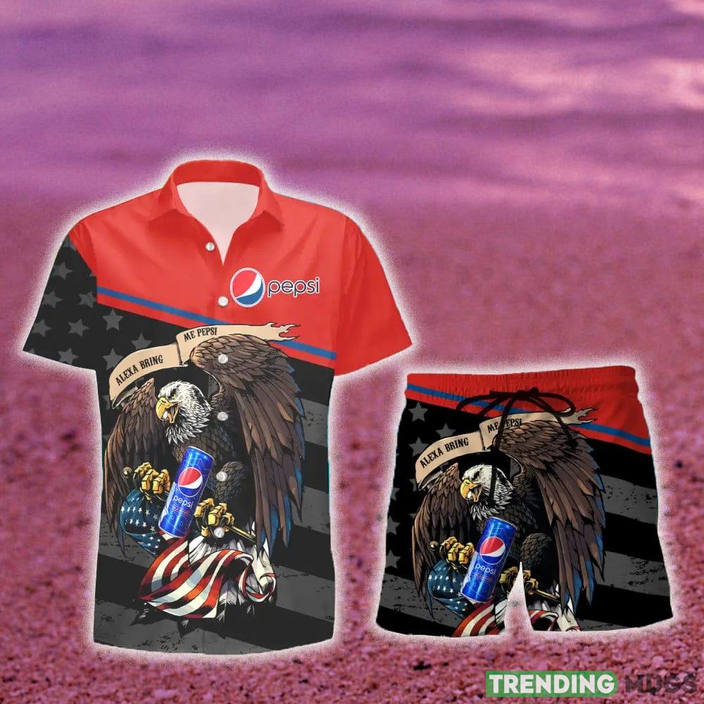 Pepsi Eagle American Flag Gift Hawaiian Set Shirt And Short Summer Beach - Pepsi Eagle American Flag Hawaiian Shirt And Short_1 Pepsi Eagle American Flag Gift Hawaiian Set Shirt And Short Summer Beach - Pepsi Eagle American Flag Hawaiian Shirt And Short_1