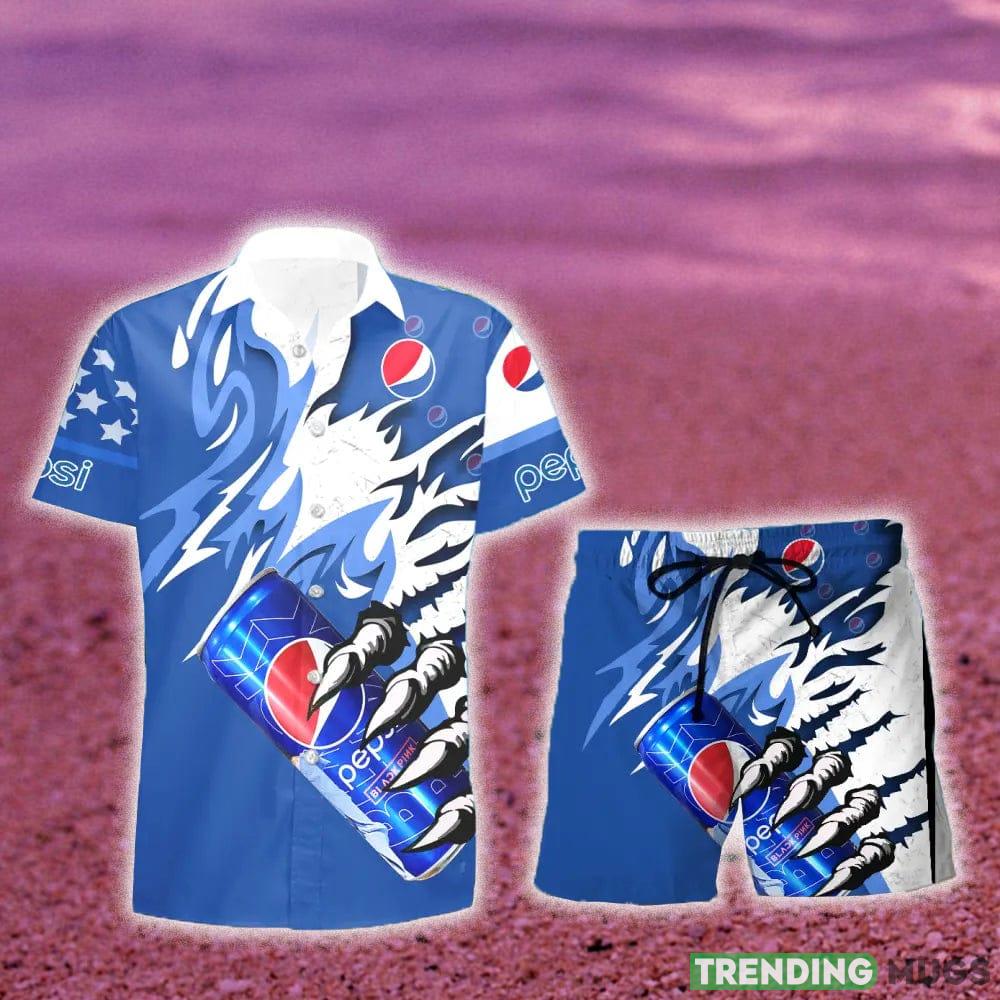 Pepsi Monster Claw Gift Hawaiian Set Shirt And Short Summer Beach Hawaiian & Short Pepsi Monster Claw Gift Hawaiian Set Shirt And Short Summer Beach Hawaiian & Short