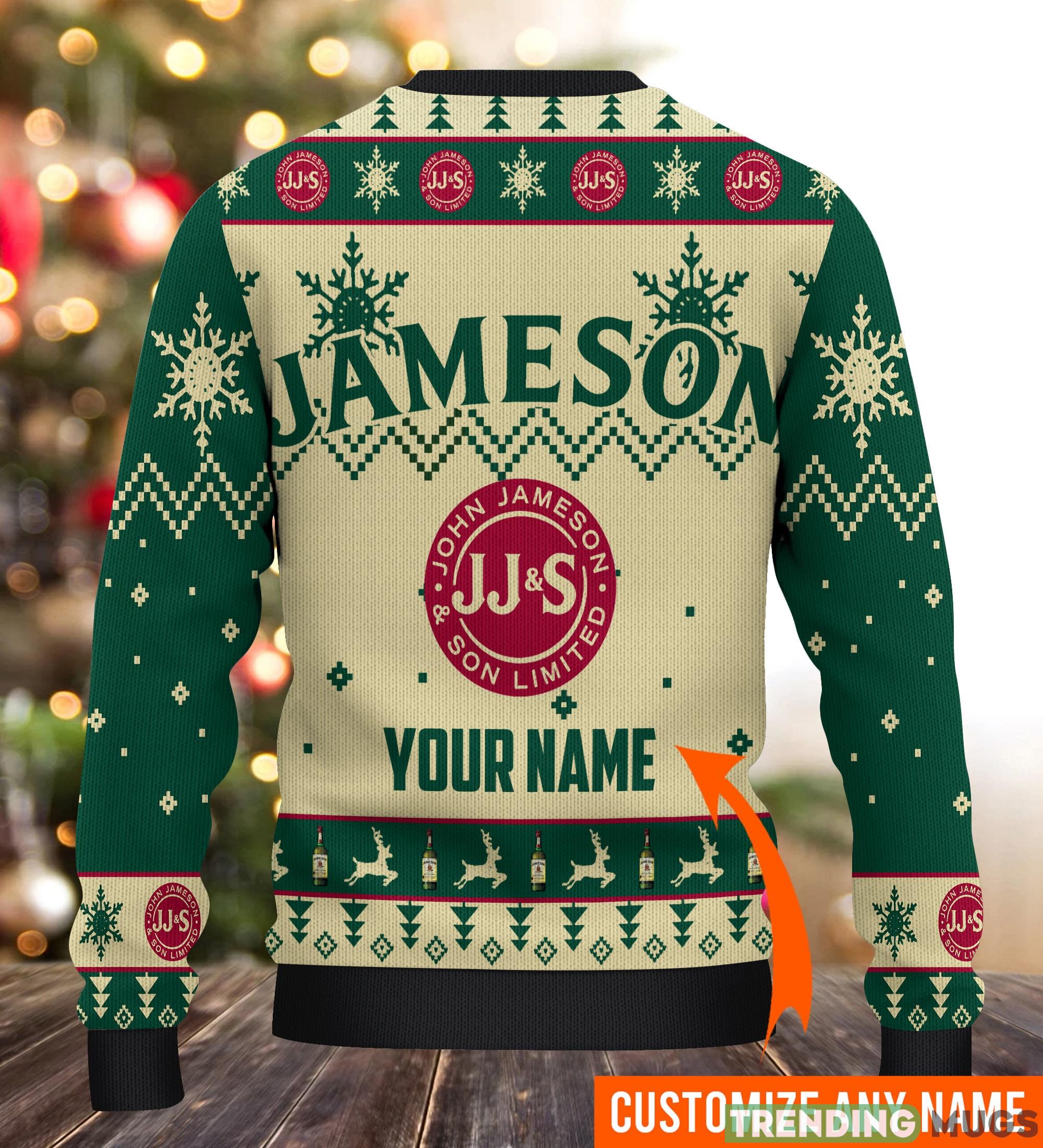 Personalized Jameson Irish Whiskey Ugly Custom Ugly Gift Christmas 3D Sweater For Men And Women 3D Sweater Personalized Jameson Irish Whiskey Ugly Custom Ugly Gift Christmas 3D Sweater For Men And Women 3D Sweater
