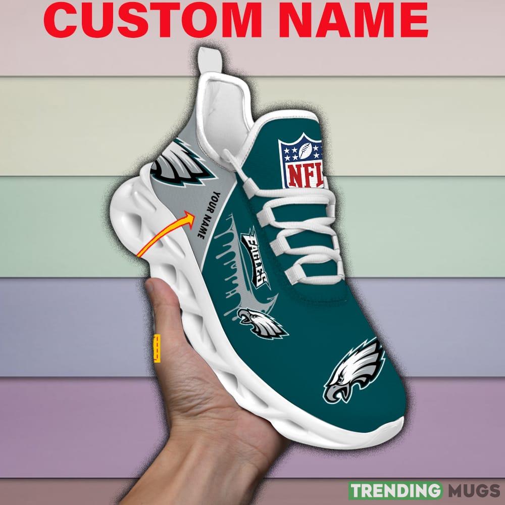 Philadelphia Eagles Drip Logo NFL Max Soul Shoes Custom Name For Men And Women Running Sneakers - Philadelphia Eagles-Drip Logo NFL Personalized Max Soul Shoes_1 Philadelphia Eagles Drip Logo NFL Max Soul Shoes Custom Name For Men And Women Running Sneakers - Philadelphia Eagles-Drip Logo NFL Personalized Max Soul Shoes_1