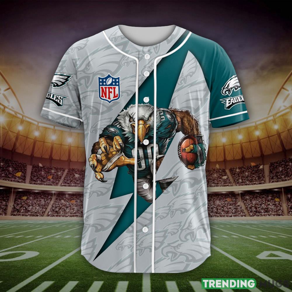 Philadelphia Eagles NFL Custom Name Baseball Jersey Shirt Gift For Men And Women Fans Football Jersey Philadelphia Eagles NFL Custom Name Baseball Jersey Shirt Gift For Men And Women Fans Football Jersey