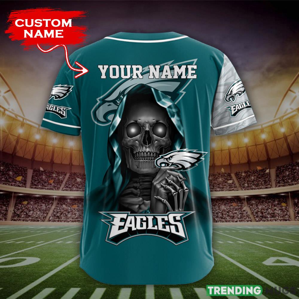 Philadelphia Eagles NFL Custom Name Baseball Jersey Shirt Gift For Men And Women Fans Football Jersey Philadelphia Eagles NFL Custom Name Baseball Jersey Shirt Gift For Men And Women Fans Football Jersey