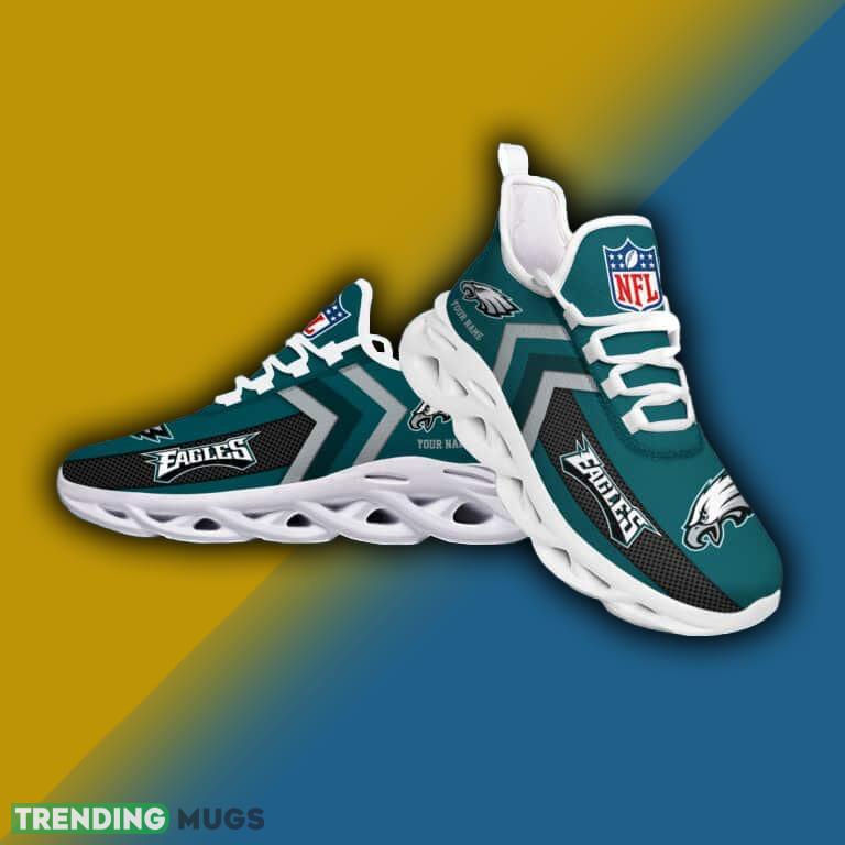 Philadelphia Eagles NFL Logo New Style Max Soul Shoes Custom Name Gift Max Soul Philadelphia Eagles NFL Logo New Style Max Soul Shoes Custom Name Gift Max Soul