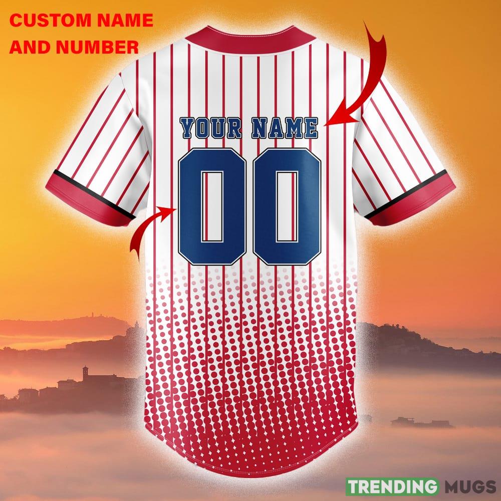 Philadelphia Phillies Premium MLB Jersey Shirt Custom Number And Name For Men And Women Gift Fans Football Jersey Philadelphia Phillies Premium MLB Jersey Shirt Custom Number And Name For Men And Women Gift Fans Football Jersey