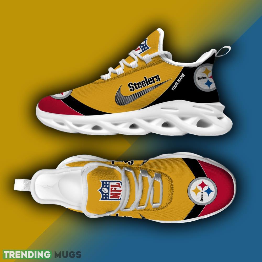 Pittsburgh Steelers NFL Football Teams Personalized Name Swoosh Max Soul Shoes - Pittsburgh Steelers NFL Football Teams Personalized Name Swoosh Max Soul Shoes_2 Pittsburgh Steelers NFL Football Teams Personalized Name Swoosh Max Soul Shoes - Pittsburgh Steelers NFL Football Teams Personalized Name Swoosh Max Soul Shoes_2